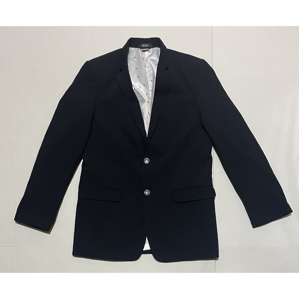 Tommy Hilfiger Women's Navy Blue‎ Blazer Jacket Size 20 Two Button Career
